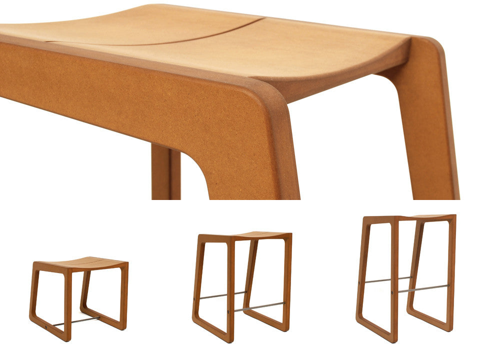 ROADRUNNER STOOLS IN OILED MDF