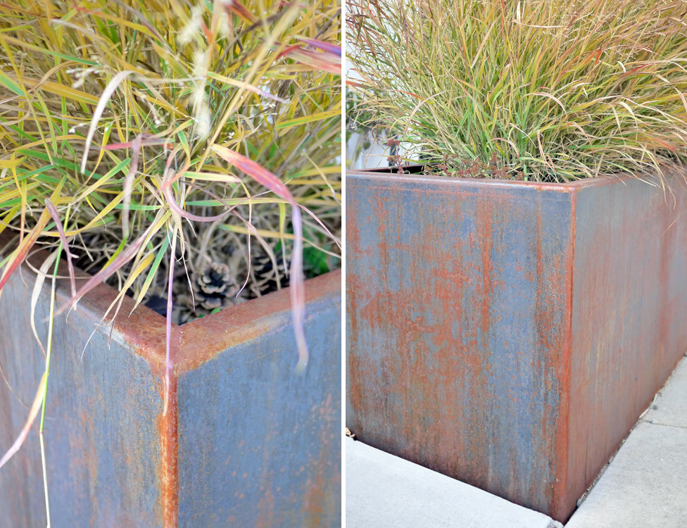 DOUBLEBUTTERY STEEL PLANTERS