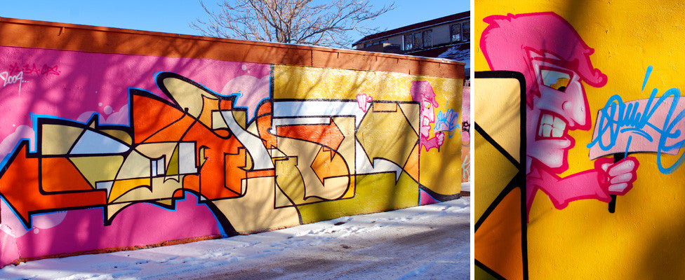 SIGNS THAT OUR NEIGHBORHOODS DON'T SUCK: THIS MURAL AT 10TH AND KALAMATH