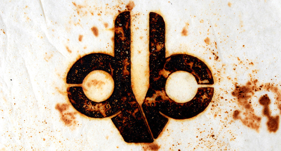 CLOSE UP LOOK AT THE DB BRAND ON A FLOUR TORTILLA