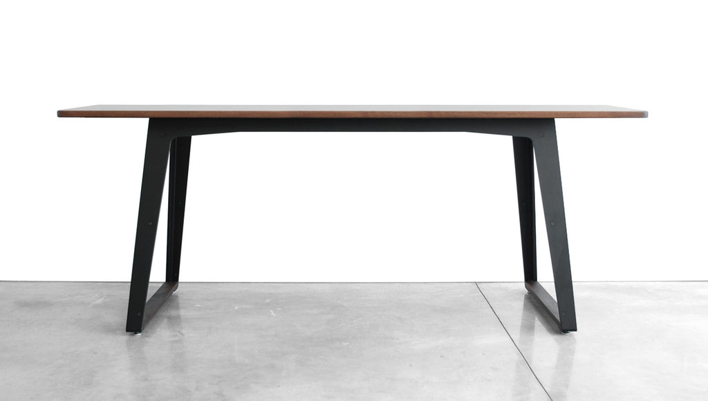 TURTLE WORK TABLE - STEEL LEGS