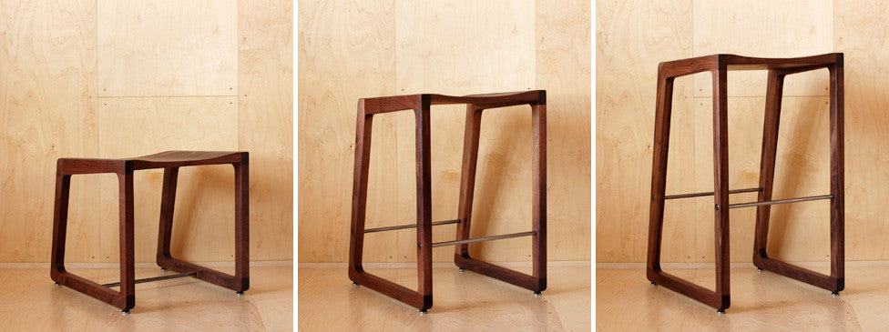 HOLY SHIT! ROADRUNNER STOOLS IN SOLID WALNUT!