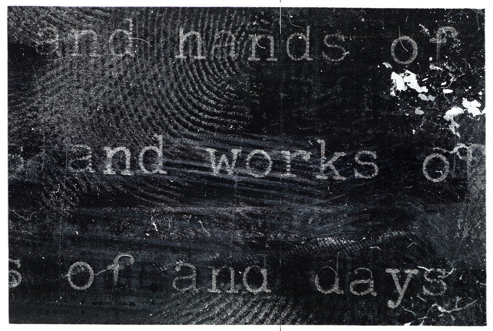 WORKS AND DAYS OF HANDS