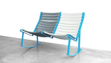 GRASSHOPPER ROCKER - BLUE WITH UPHOLSTERY