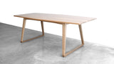 TURTLE DINING TABLE - 84" RIFT OAK