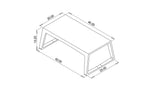 ARMADILLO COFFEE TABLE - WHITE OAK