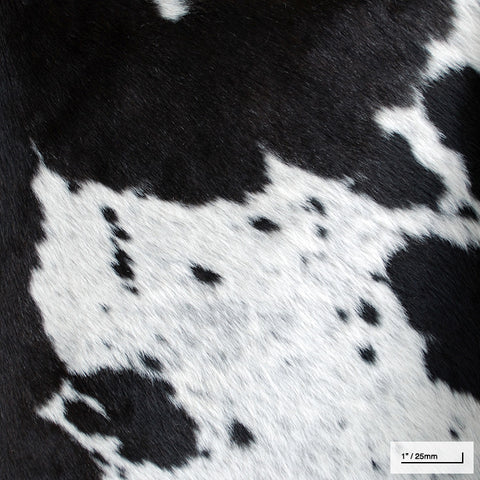 BLACK AND WHITE COWHIDE
