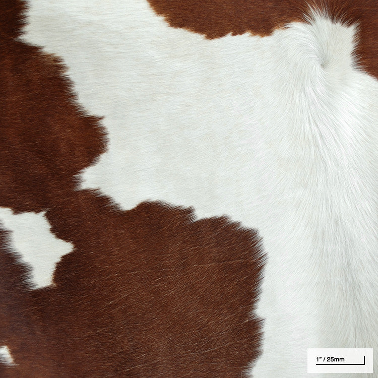 BROWN AND WHITE COWHIDE