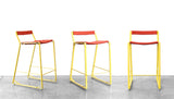 CRANE COUNTER CHAIR - STEEL, LOW BACK