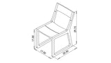 ROADRUNNER CHAIR - WHITENED WHITE OAK