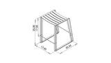 ROADRUNNER COUNTER STOOL - STEEL