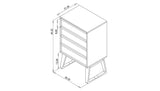 SHEEPADILLO DRESSER TALL - HARDWOOD