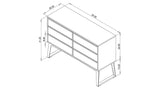 SHEEPADILLO DRESSER WIDE - STEEL LEGS, 4 OR 6 DRAWERS