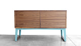 SHEEPADILLO SIDEBOARD - STEEL LEGS, SLIDING DOORS, DRAWERS
