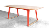 TURTLE DINING TABLE - STEEL LEGS