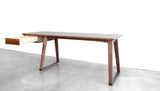 TURTLE DESK - HARDWOOD, 1 OR 2 DRAWERS
