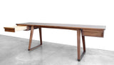 TURTLE DESK - HARDWOOD, 1 OR 2 DRAWERS